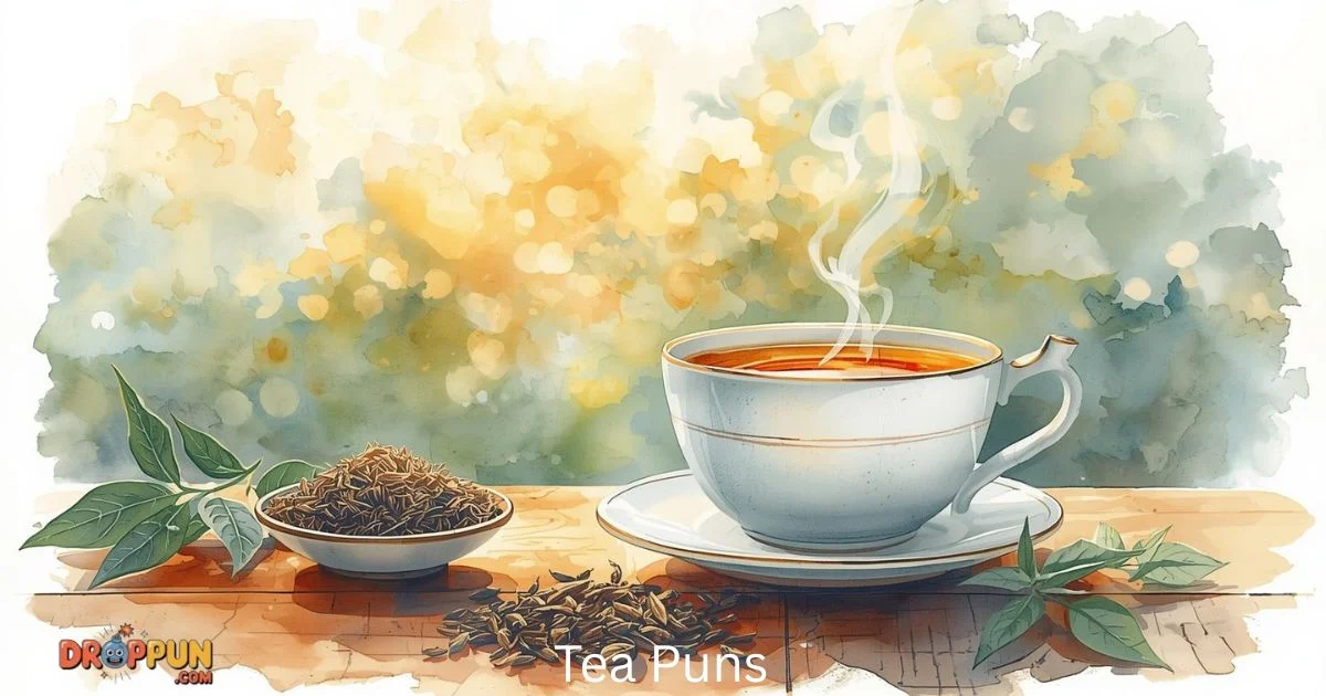 175+Funny Tea Puns That’ll Warm Your Cup and Crack 2025