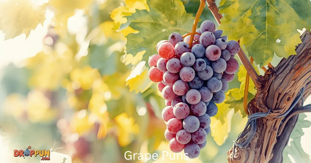 199+Hilarious Grape Puns to Share With Friends 2025
