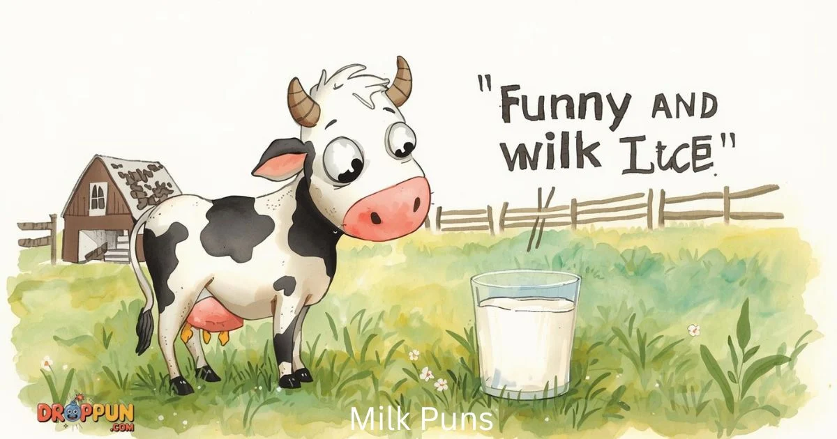 190+Funny Milk Puns That Will Make You Smile 2025