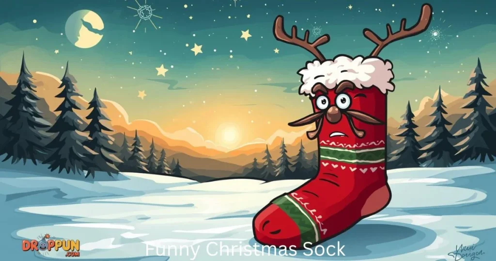 Funny Christmas Sock