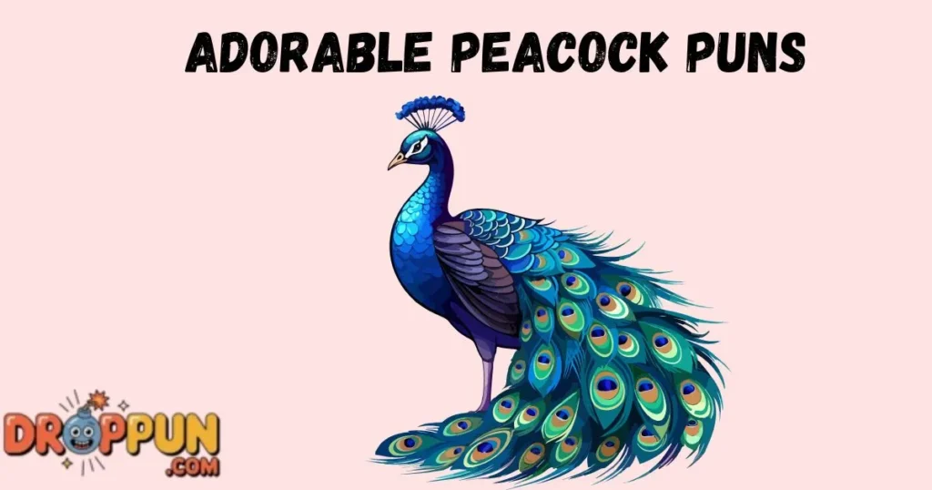 Adorable Peacock Puns
