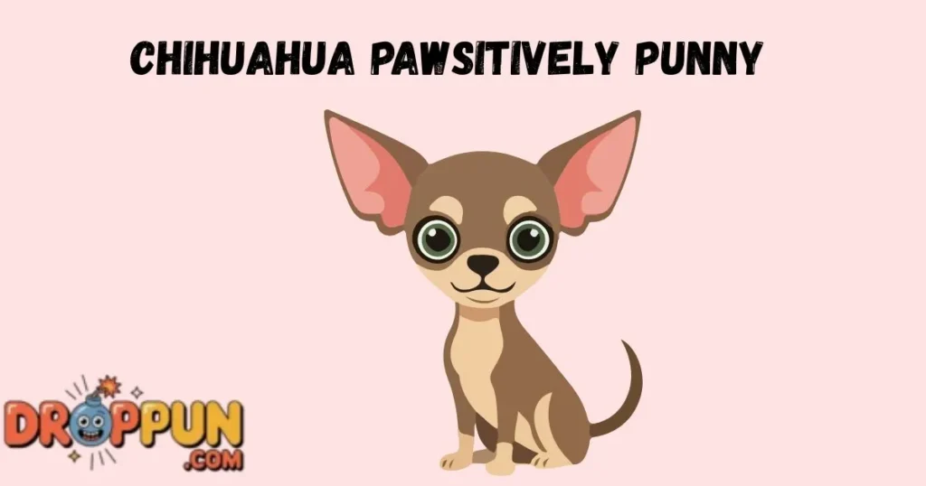 Chihuahua Pawsitively Punny