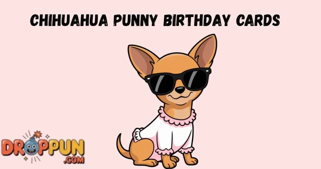 Chihuahua Punny Birthday Cards
