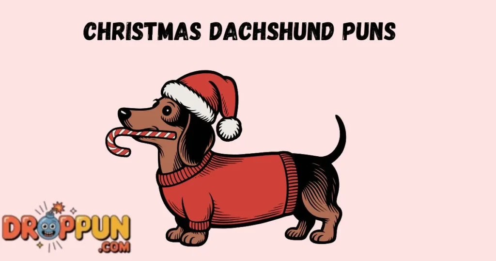 Christmas Dachshund Puns