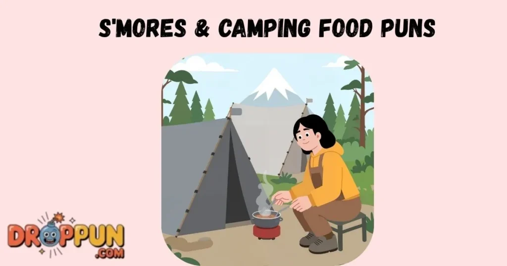 Smores And Camping Food Puns