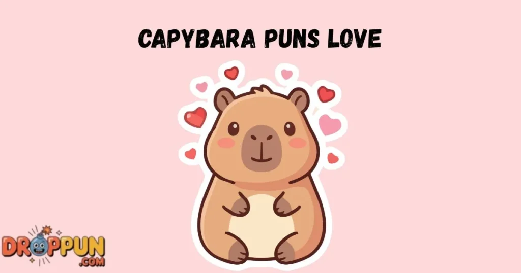 Capybara Puns Love